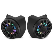 DS18 CA-X3RBP6LD 2017 Can-Am X3 Rear B Pillar Pods 6.5" Speakers LED BTC Pair