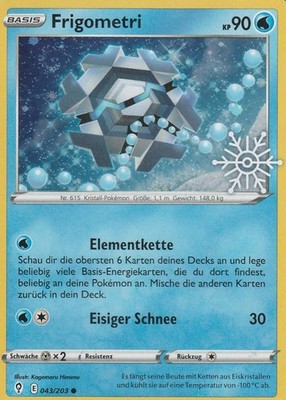 Pokémon Frigometri Evolving Skies Nr.43