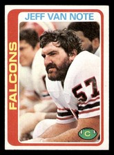 1978 Topps 153 Jeff Van Note Falcons