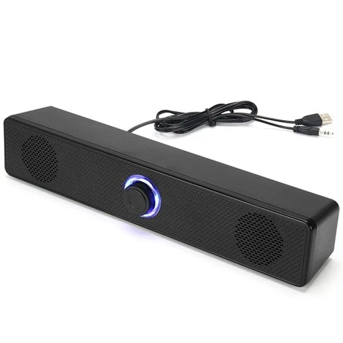 PC Soundbar Wired Speaker USB Powered Soundbar for Pc Laptop Gaming Home3270