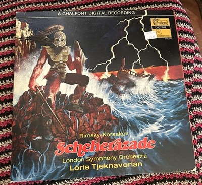 Scheherazade LP Rimsky Korsakov London Symph Tjeknavorian Scheher Chalfont MINT