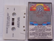 15 Top Ten Hits Cassette 1988 Laurie Records Original Artist