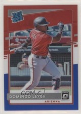 2020 Donruss Optic Red White & Blue Prizm /150 Domingo Leyba #66 Rookie RC n1u