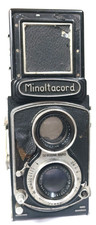 Minoltacord TLR Film Camera / Promar SIII 75mm f/3.5 Lens / For Parts or Repair