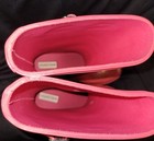 Hunter Org Giant Glitter Rain Boots Winter Pink Youth Girl sz3 — photo 7