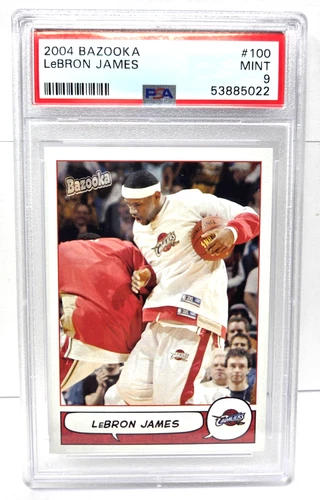 2004 Topps Bazooka LeBRON JAMES Basketball Card PSA 9 MINT