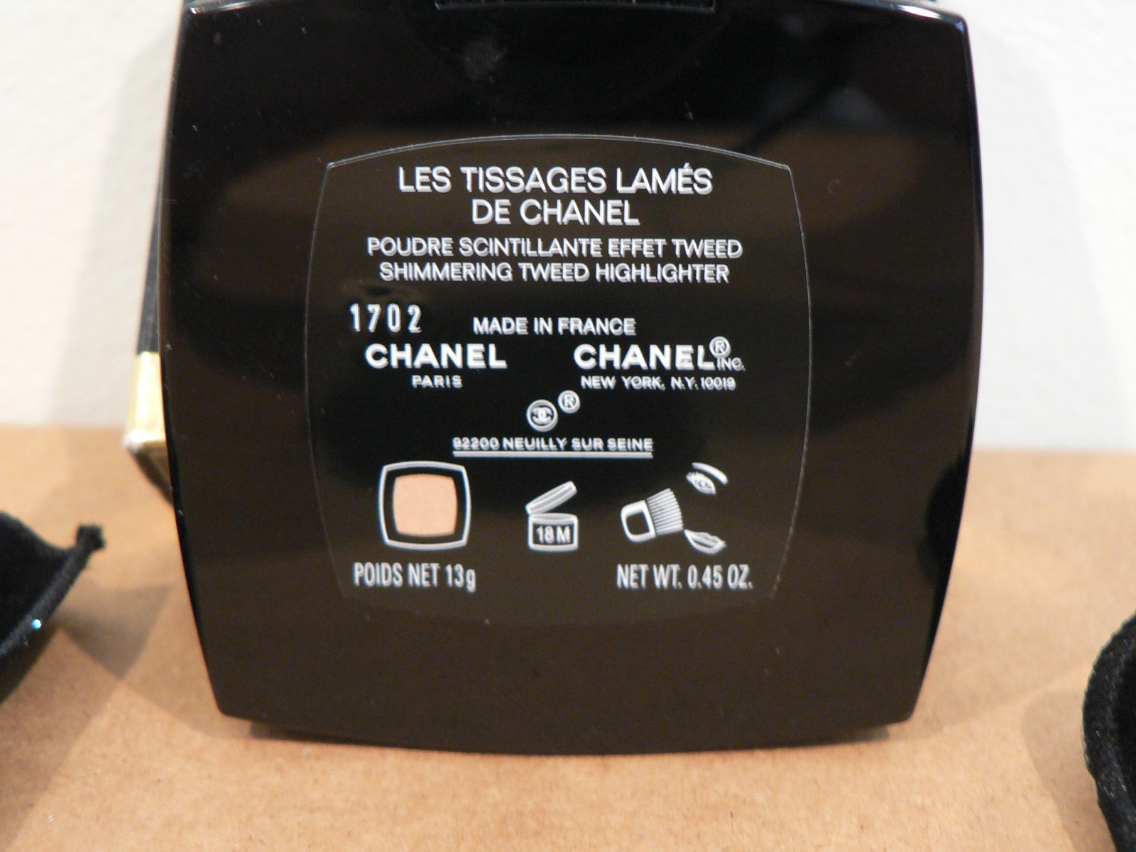Chanel Les Tissages Lames de Chanel Shimmering Tweed Highlighter .45oz 13g New