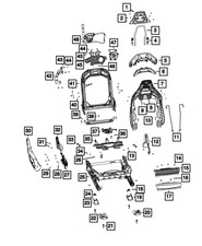Genuine Mopar Seat Recliner Shield 7TA78TX7AB