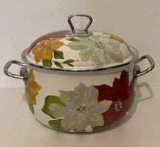 The Pioneer Woman Dutch Oven Stock Pot Floral Garden Enamel On Steel 4 Qt
