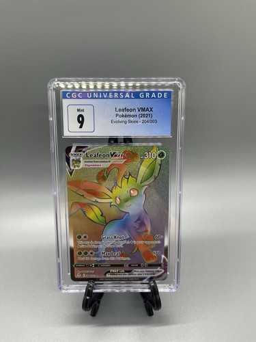 Leafeon VMAX graded CGC 9 for sale on eBay