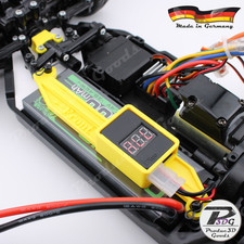 V2 - Tamiya TT-02 Chassis RC Akkuhalter Hardc...