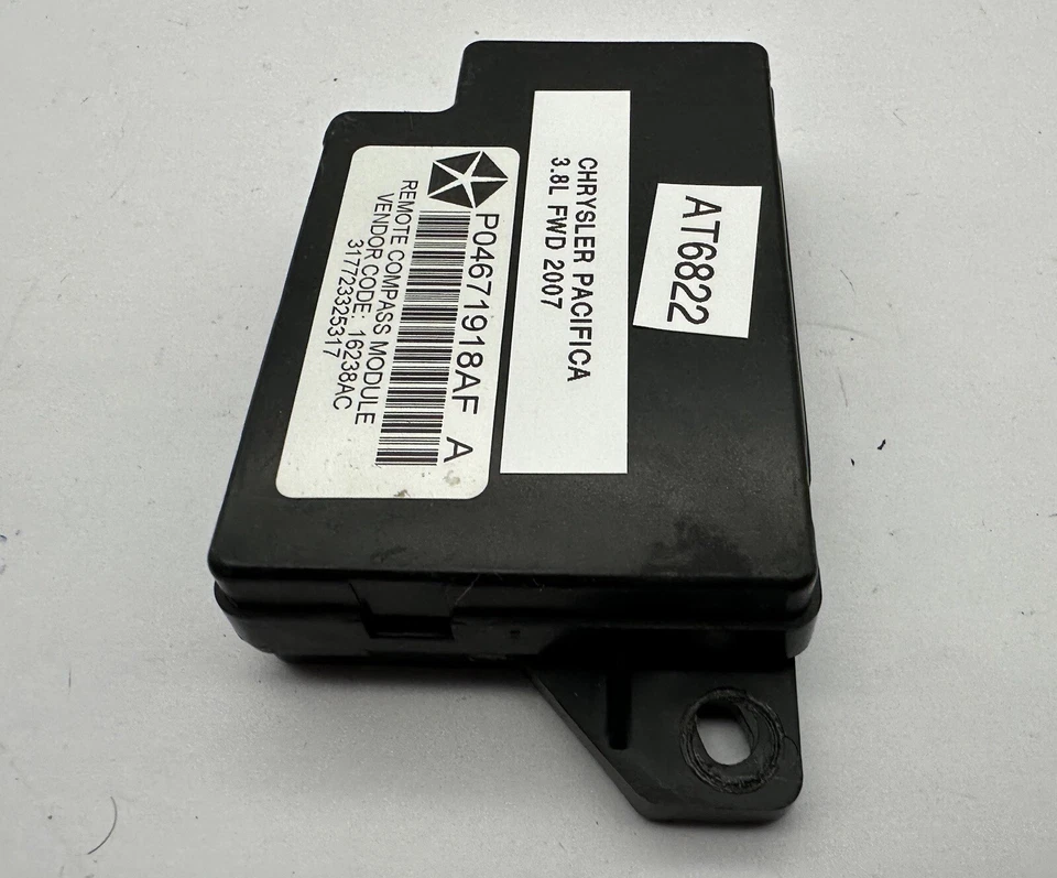 Unidad de control de módulo de brújula remota Chrysler Pacifica Town & Country OEM 04-15 Foto 3 de 4