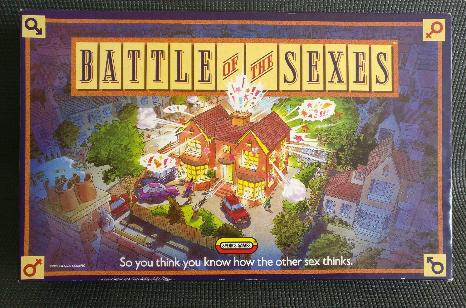 BATTLE OF THE SEXES Fun Adult 18+ Dinner Party Couples Board Game -  Complete VGC | eBay
