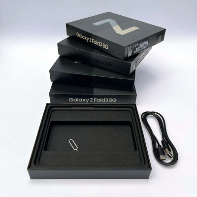 Samsung Galaxy Z Fold 5G original Box with Charging Cable