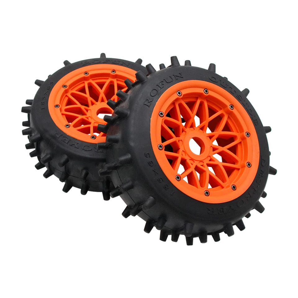 RC 1/5 Nylon Stachel Stift 185mm Sand Schnee Radreifen für HPI Rovan Baja 5B SS - Bild 4 von 4
