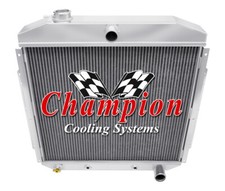 Sr Champion 3 Row Radiator Chevy Conversion For 1953 - 1956 Ford Truck Cc8356