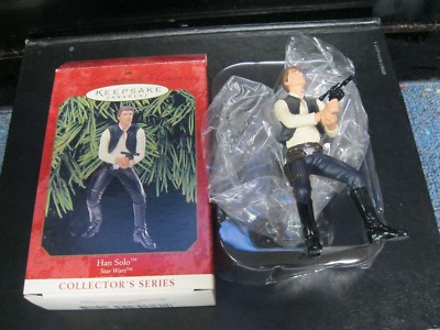 1999 HALLMARK ORNAMENT STAR WARS Hans Solo NEW