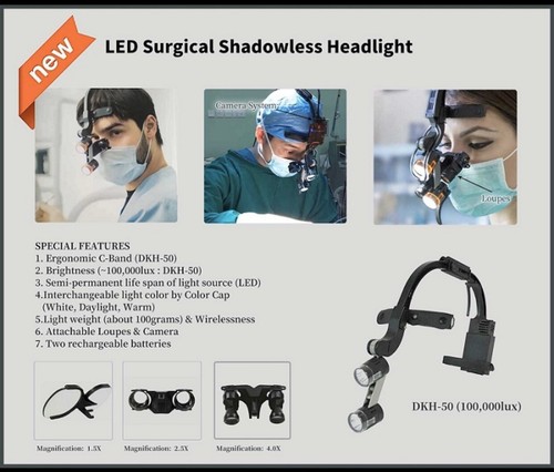 Dr. Kim 4.0X Ergotype Telescope DKT-4A Attached To DKH-60 ErgoType Headlight - Afbeelding 17 van 21