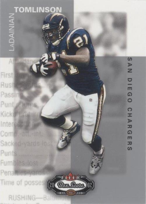 2002 Fleer Box Score LaDainian Tomlinson #23 - 1 of 2
