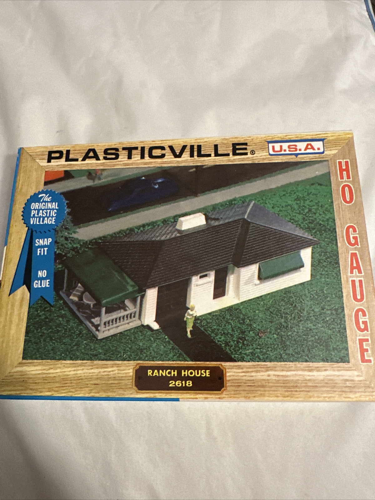 Ho Scale Ranch ho scale Plasticville ranch house kit #2618 | eBay