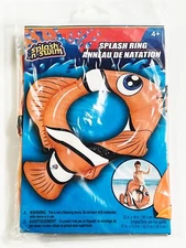 Splash N Swim 22" Orange Fish Pool Ring Float (BRAND NEW SEALED)