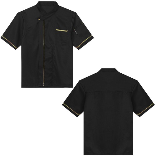 Mens Womens Chef Coat Jacket Double-Breasted Kitchen Restaurant Uniform with Hat - Picture 39 of 47