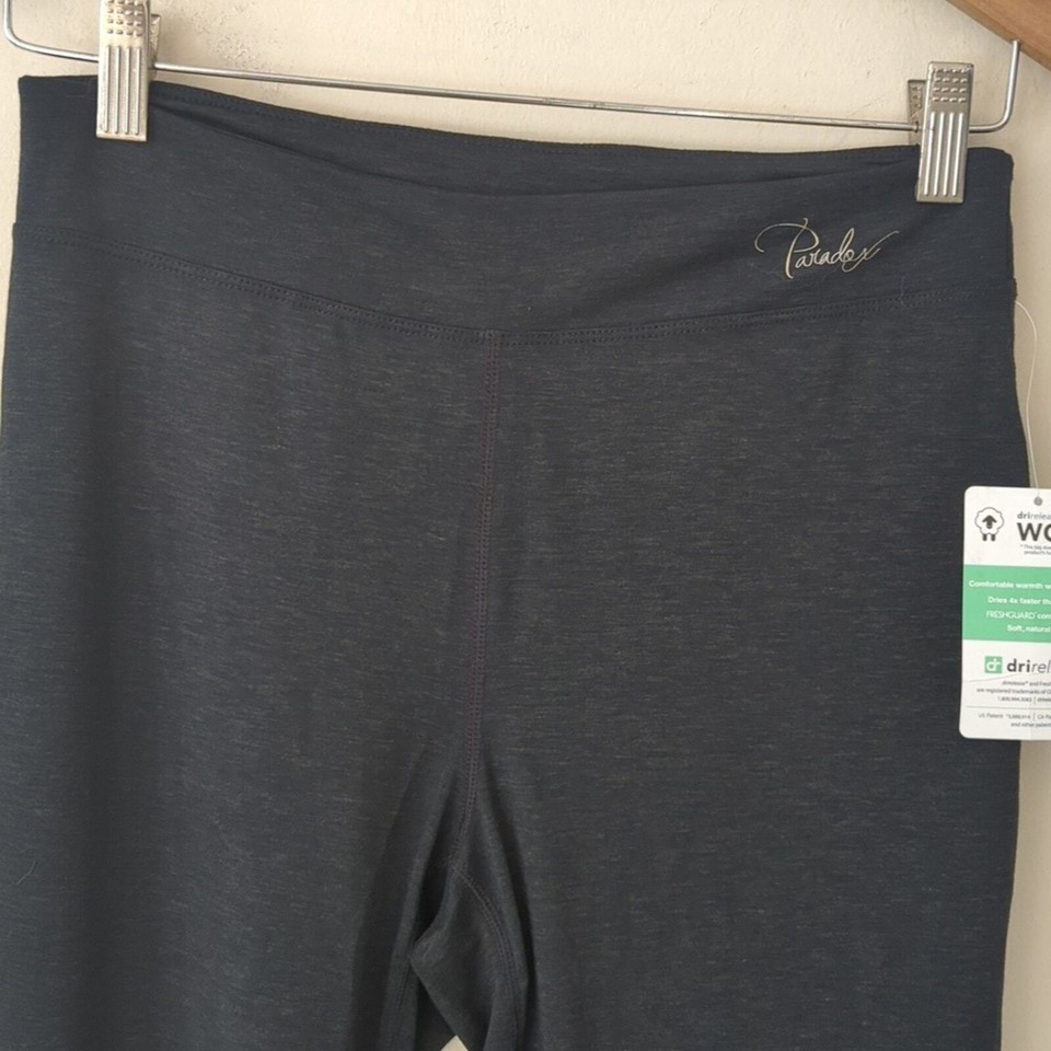 NWT PARADOX DRIRelease Performance Merino Wool Blend Base Layer Pants