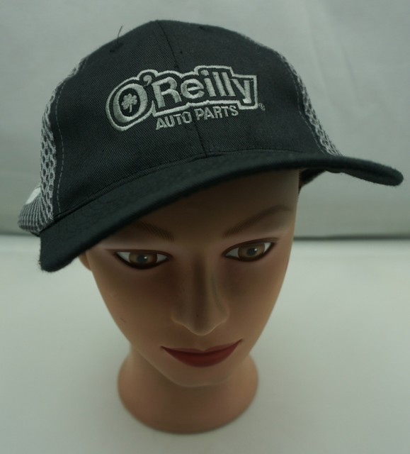 O'Reilly Auto Parts Hat Gray Stitched Adjustable Baseball Cap PreOwned