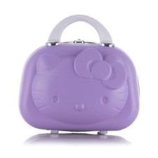 Purple Hello Kitty Travel Cosmetic Case Box Beauty Makeup Case Bag Organizer