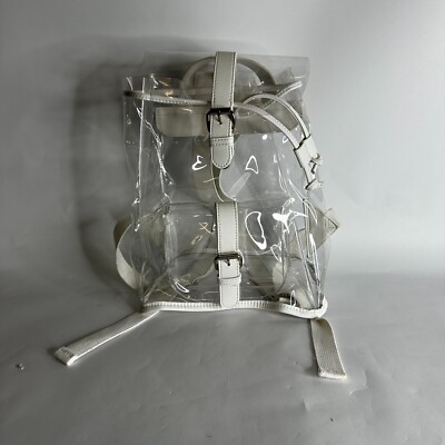 KAVIAR Small Clear Backpack Bag ,Women, Girls, Gameday ready