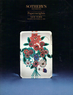 SOTHEBY'S Ysart Clichu Baccarat Bacchus Paperweights Auction Catalog 1990