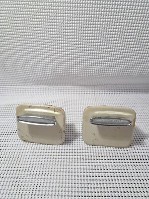 Vintage (1960s AMC Rambler)? Rear Ashtrays PAIR. Lots Of Scuffs, Scrapes, & Rust