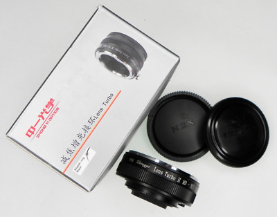 Zhongyi Lens Turbo II Minolta MD lenses to Sony E adapter .......... Minty w/Box