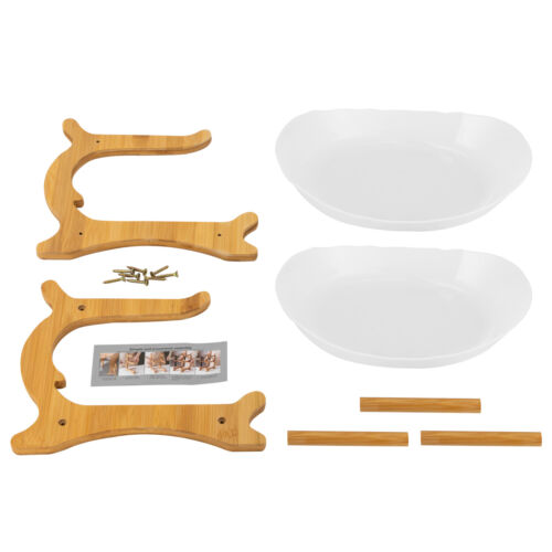 2 Tier Fruit Basket Fruit Bowl for Kitchen Counter Fruit Serving Tray Fruit Bowl - Picture 10 of 10