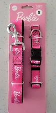 New S Buckle Down Mattel Barbie Pink Dog Pet 5 Foot Leash & Small Collar