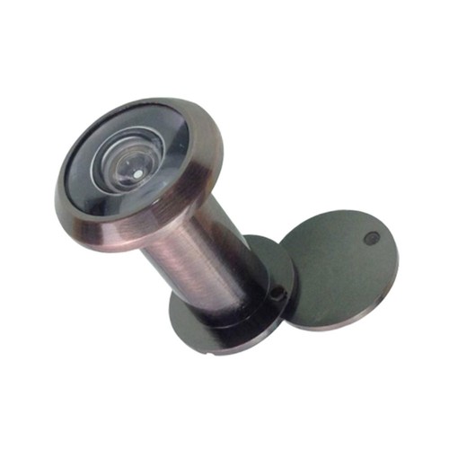 High-definition Door Mirror Cat Eyes Copper Viewer Large Viewing Angle Pinhole - Picture 7 of 11