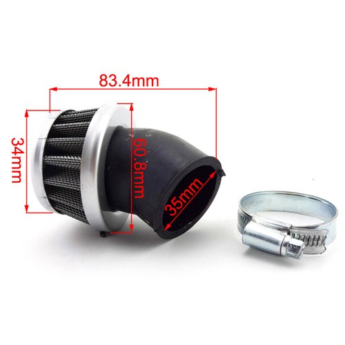 35mm Angled Air Filter Cleaner For 50cc 70cc 90cc 110cc Pit Dirt Bike ATV Quad - Picture 1 of 5