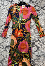 Farm Rio Vintage Garden Midi Dress Size Small NWT originally 200