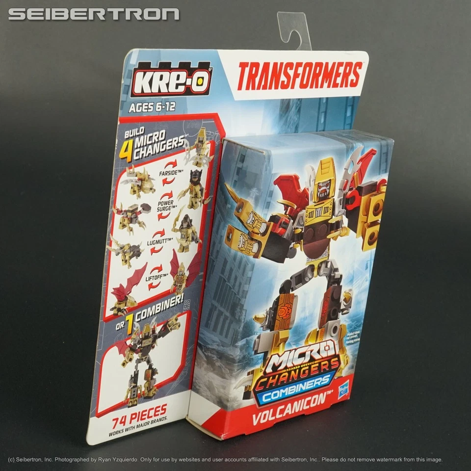VOLCANICON Transformers Kre-o Micro-Changers Combiner Hasbro 2014 New - Image 4 of 4