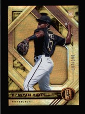KE'BRYAN HAYES 2021 CHRONICLES GOLD STANDARD #10 RED ROOKIE RC #107/199 BC5974