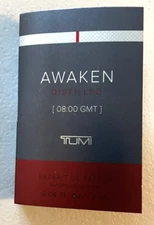 Tumi Awaken Distilled Extrait de Parfum Spray 2 mL New