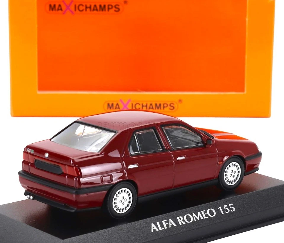 Alfa Romeo 155 Red Rossa 1992 Maxichamps Minichamps 1:43 Nuovo 1/43 + Teca - Immagine 2 di 4