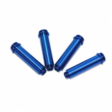 ST Racing STA30122B CNC MACH ALUM SHOCK BODIES FOR AXIAL AX10 (4 PCS) BLUE