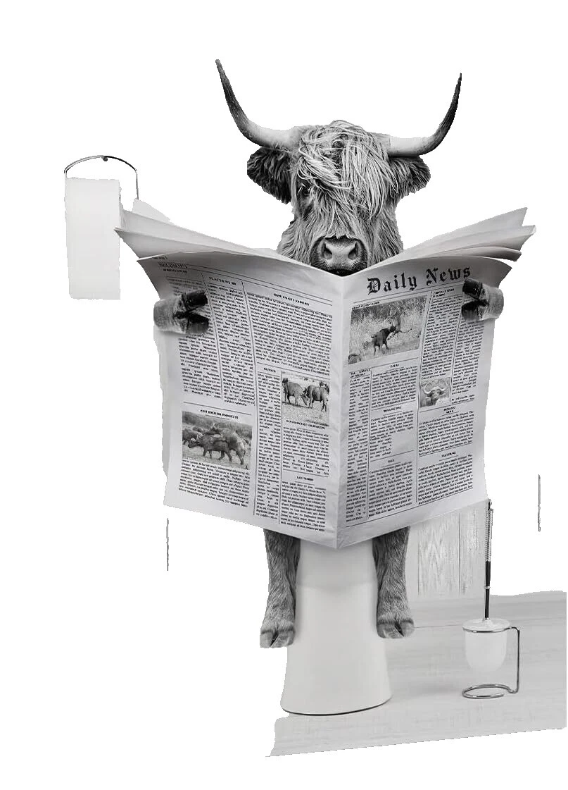 Afiches y grabados para decoración del hogar de Vaca