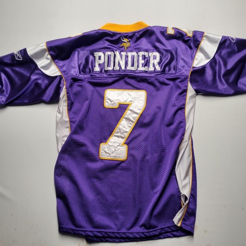 Minnesota Vikings Christian Ponder #7 Reebok On Field NFL Jersey Size 50 - Picture 10 of 11
