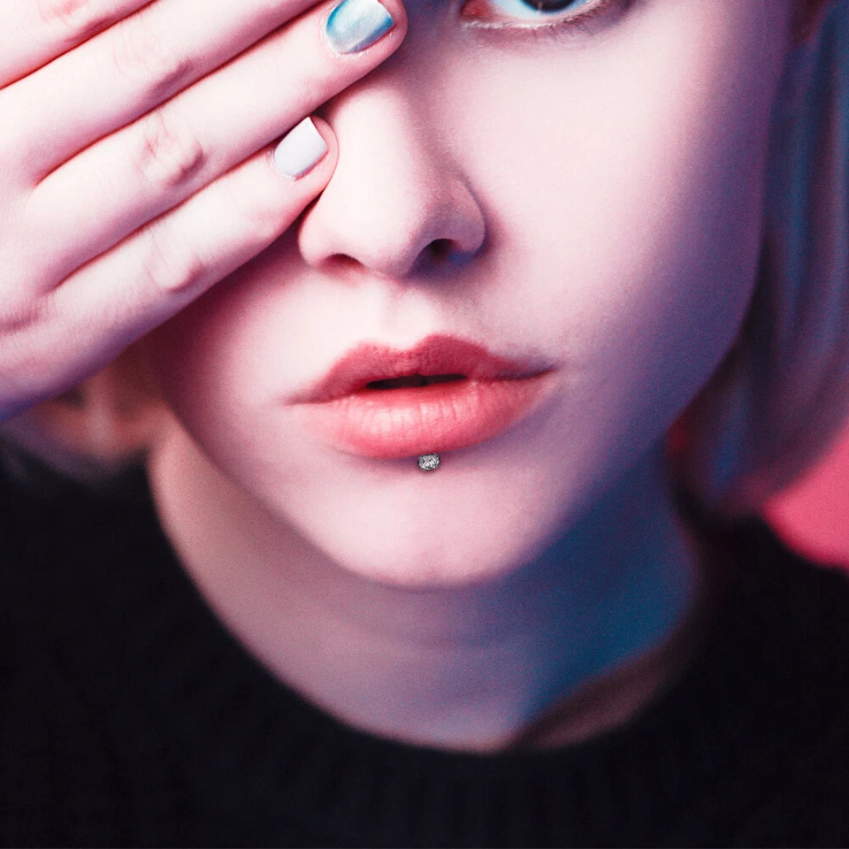 4-24 Piezas Anillo Labial 16G Acero Inoxidable Labret Tachuelas Retenedor Transparente Tragus Pendientes Foto 3 de 4