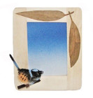 Picture Frame Australian Animal Decoration Gift Ornament Souvenir BLUE WREN 15cm