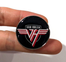 Eddie Van Halen LOGO Band Heavy metal Enamel Lapel Brooch Pin Metal Rock Punk