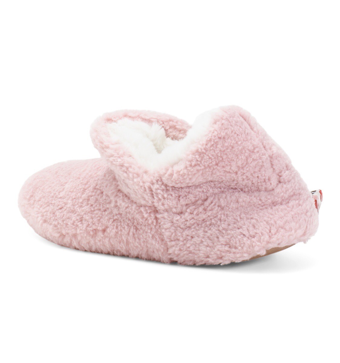 SAOLA Stivali Rachael Roy Sherpa in pelliccia sintetica pantofole suola aderente comfort rosa accogliente taglia L