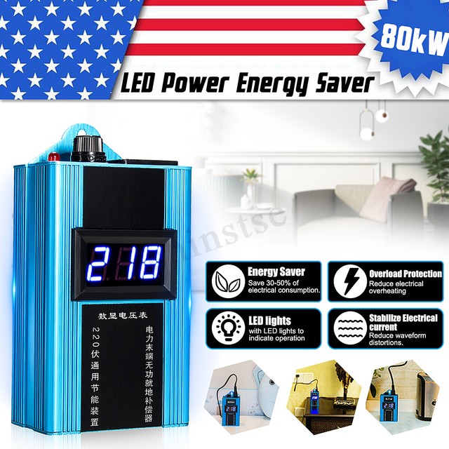 80kw 110 230v 10 35 Led Power Energy Saving Box Saver Electricity